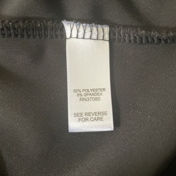 Cato Misses Size 18/20W Black Velvet Pullover Hi-Lo Tunic Side Slit Grunge Goth - Picture 8 of 9